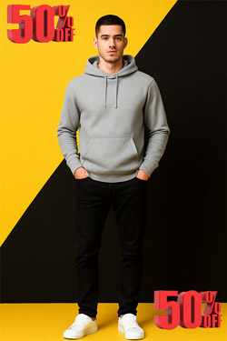 Мъжки Суитшърти с намаление над 50%