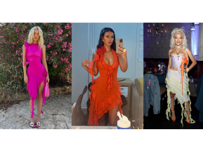 Fanci Club е любимата марка на знаменитостите, която стои зад тази  рокля с волани