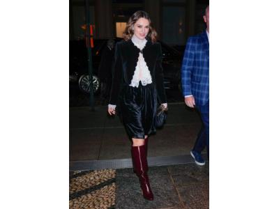 Кийра Найтли с романтичната готическа визия на Chloé възвръща изтънчената и загадъчна елегантност